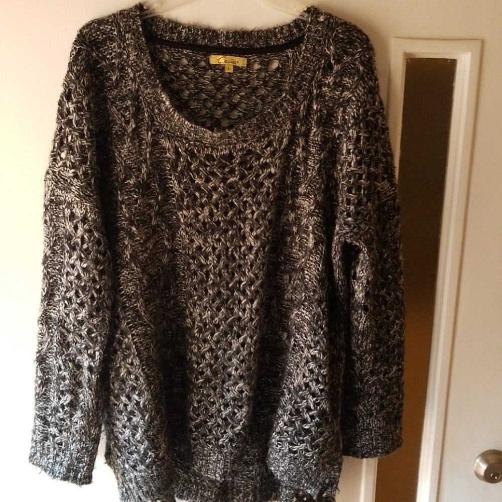 Black Sweater Size Large